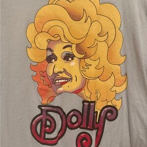 Dolly Parton Tshirt Cartoon